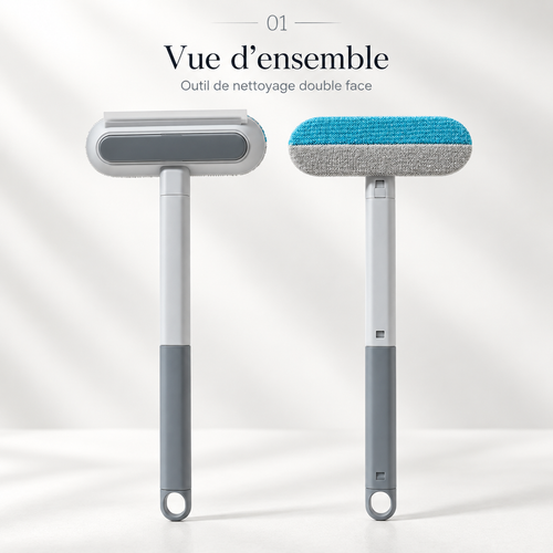Vue d’ensemble de la brosse anti-poils VOOOLY Portée