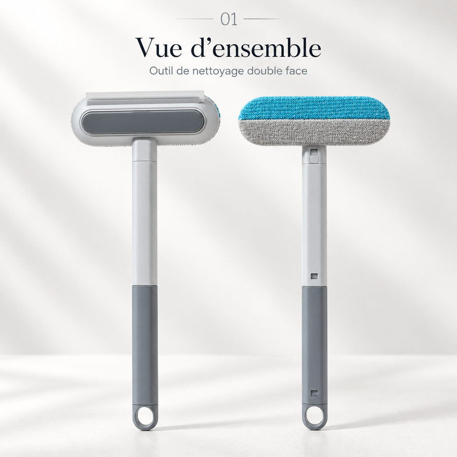 Vue d’ensemble de la brosse anti-poils VOOOLY Portée